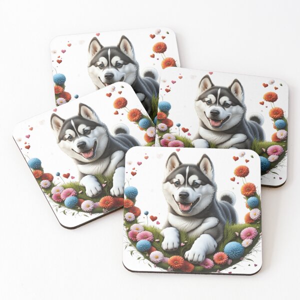 Item preview, Cute playful Alaskan Malamute Dog designed and sold by Kaleddis.