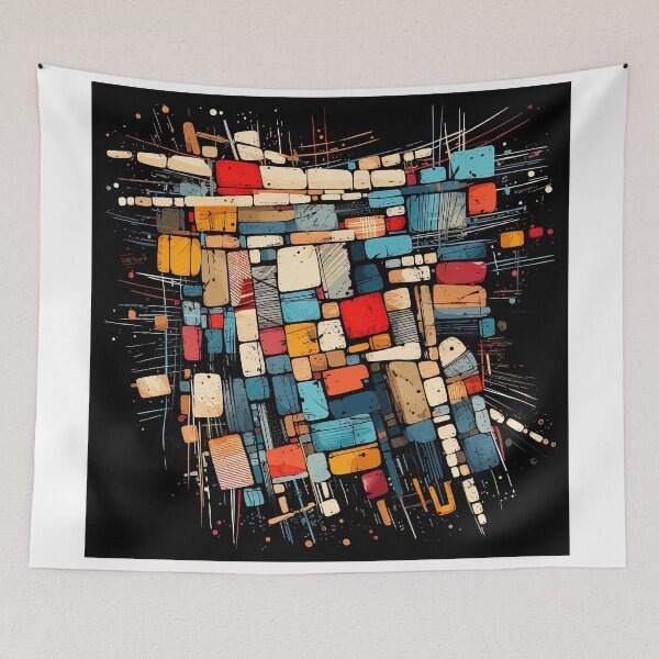 Item preview, shapes and color like a wall of art designed and sold by artyficial-.