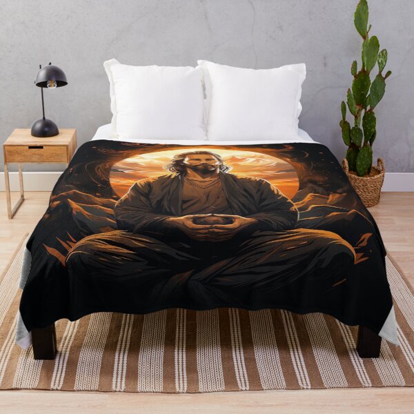 Item preview, hombre meditando en una cueva designed and sold by artyficial-.