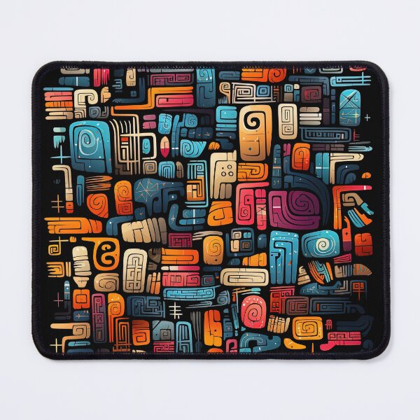 Item preview, Lumpy and irregular colorful pattern with shapes designed and sold by artyficial-.
