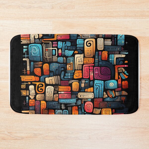 Item preview, Lumpy and irregular colorful pattern with shapes designed and sold by artyficial-.