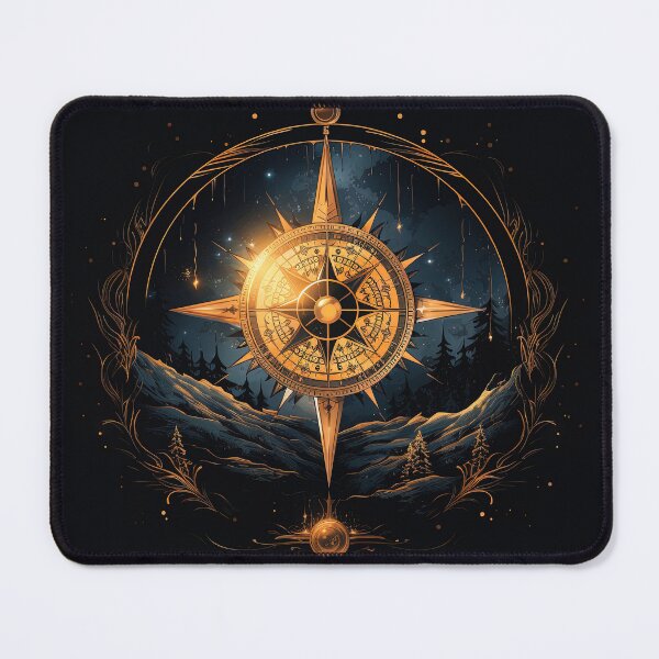 Item preview, compass guiding through the snow designed and sold by artyficial-.