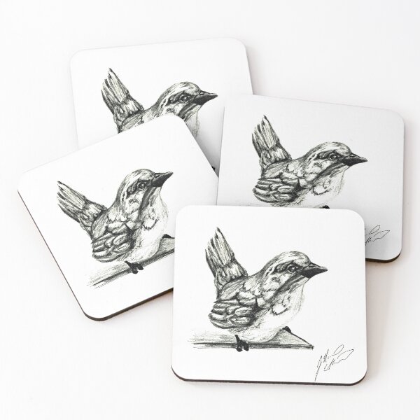 Item preview, sparrow on the corner designed and sold by jnoviselkins.