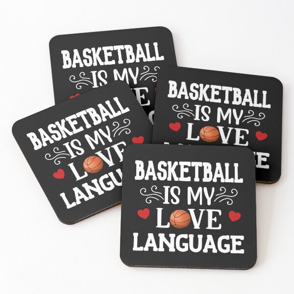 Item preview, Basketball Is My Love Language Basketball Couple designed and sold by Orchard Berry.