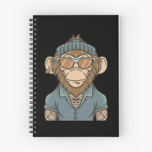 Item preview,   hipster monkey designed and sold by Bercik123.