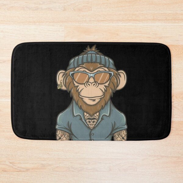 Item preview,   hipster monkey designed and sold by Bercik123.