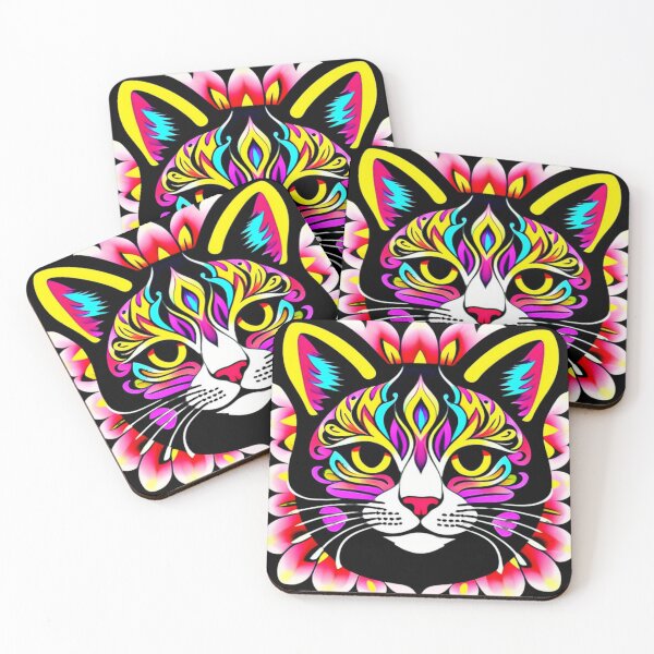 Item preview, Cosmic kitty 3 designed and sold by Flowerslaps.