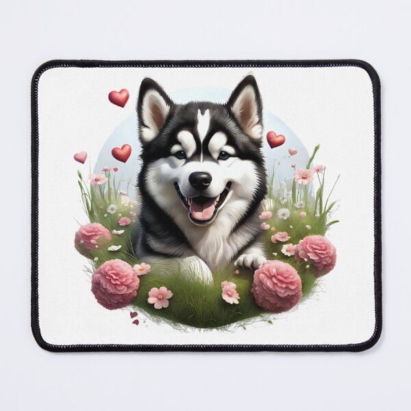 Item preview, Cute playful Alaskan Malamute Dog designed and sold by Kaleddis.