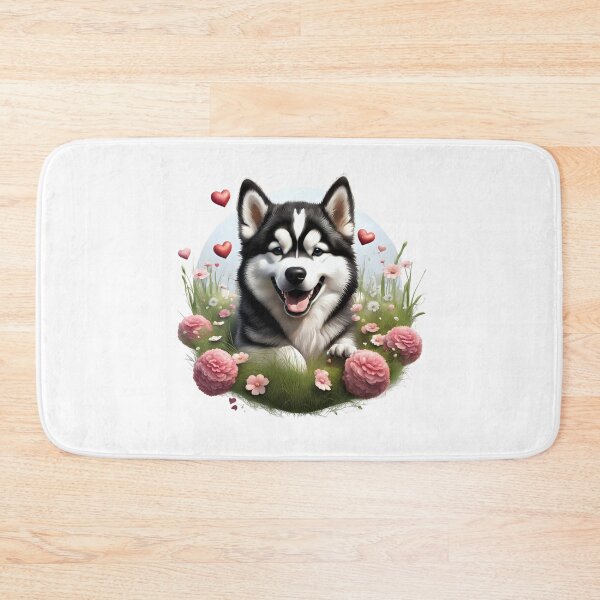 Item preview, Cute playful Alaskan Malamute Dog designed and sold by Kaleddis.