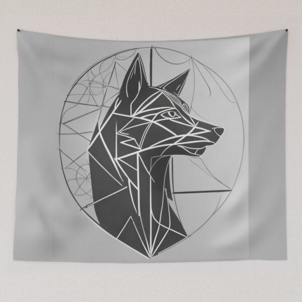 Item preview, Portrait of a Wolf designed and sold by bluepawprint.