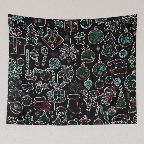 Item preview, Festive Fusion: Christmas Elements in Radiant Harmony designed and sold by EnjoYarty.