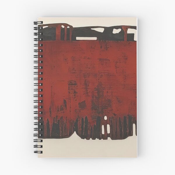 Item preview, Pierre Soulages compsition rouille et noire designed and sold by NasriART.