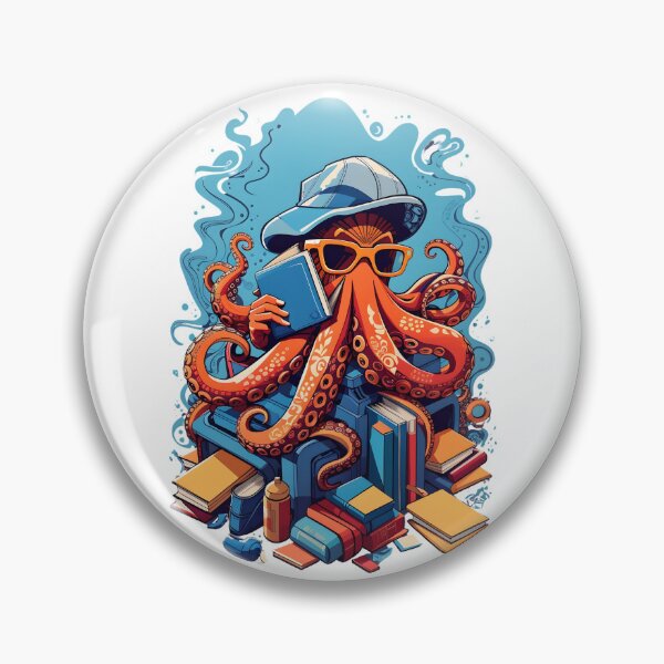 Item preview, Octopus with books designed and sold by UltimateWorld.