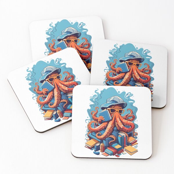 Item preview, Octopus with books designed and sold by UltimateWorld.