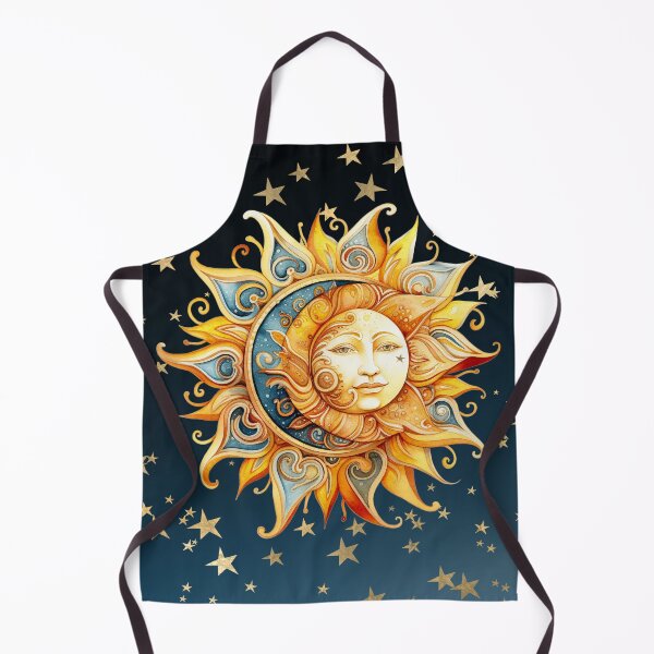 Item preview, Boho Sun Moon Fusion with Stars designed and sold by MoodyMuseArt.