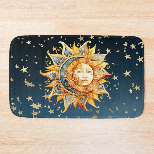 Item preview, Boho Sun Moon Fusion with Stars designed and sold by MoodyMuseArt.