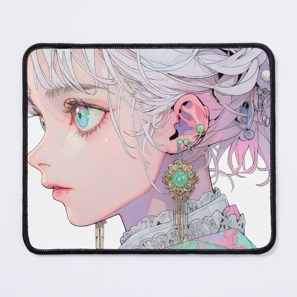 Item preview, Delicate Serene Light Pastel Anime Girl designed and sold by bubblegoth.