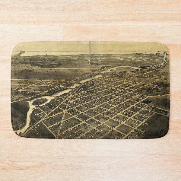 Item preview, Monroe, Michigan (1866) designed and sold by allhistory.
