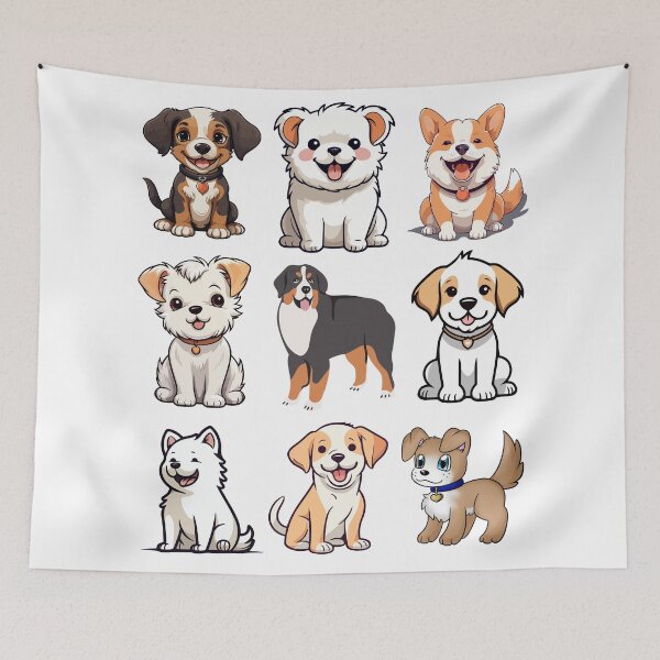 Item preview, Happy dogs designed and sold by mikistudio.
