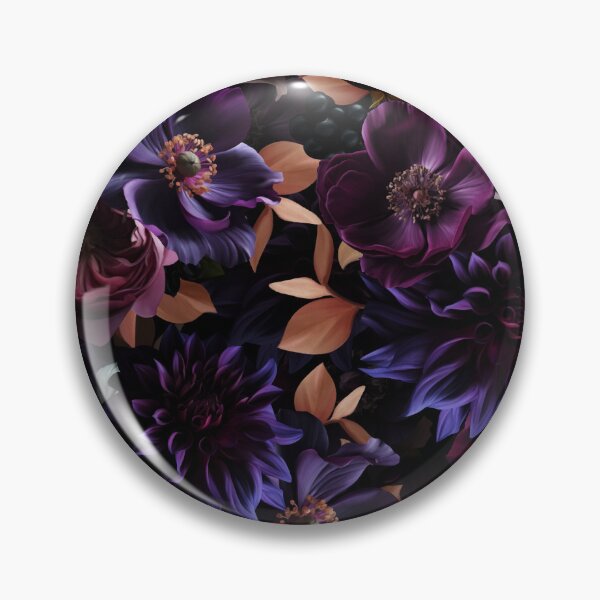 Item preview, Mystic Moody Dark Florals Nightgarden designed and sold by UtArt.