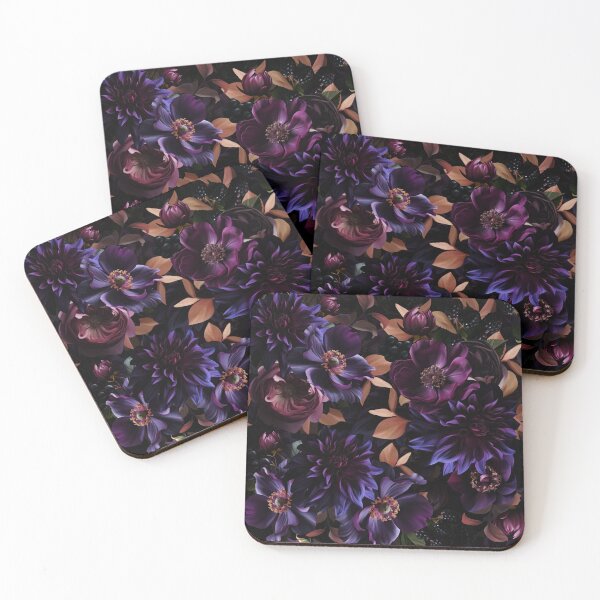 Item preview, Mystic Moody Dark Florals Nightgarden designed and sold by UtArt.