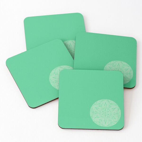 Item preview, Flower of Life Color Palette Mandalas : 18 - True Green designed and sold by SonoSonoStudio.