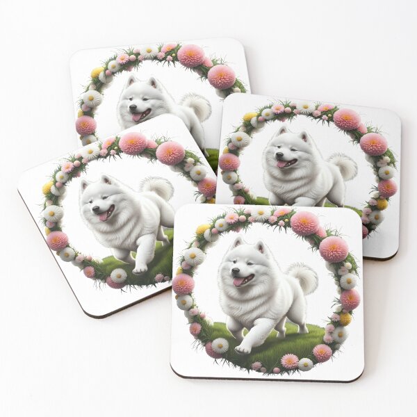 Item preview, Cute playful Samoyed Dog designed and sold by Kaleddis.