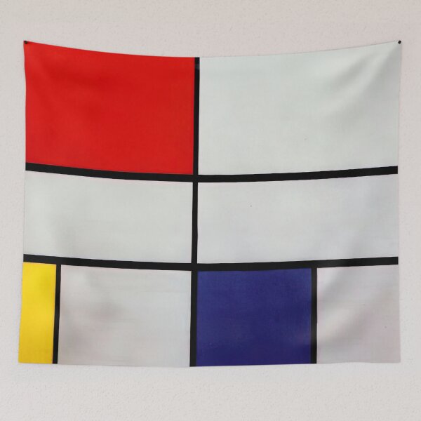 Item preview, Las mejores pinturas de Piet Mondrian, estilo artístico de Piet Mondrian, obras de arte de Piet Mondrian designed and sold by The art world.