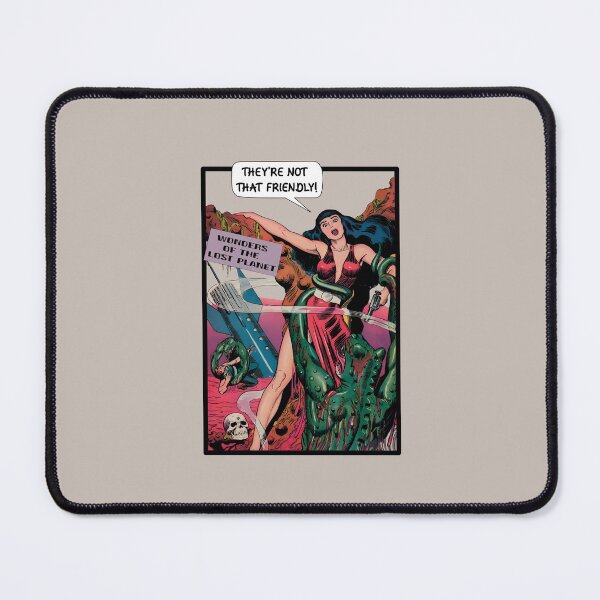 Item preview, They are not that friendly - Vintage sci fi comic art designed and sold by Alex Starcatcher.