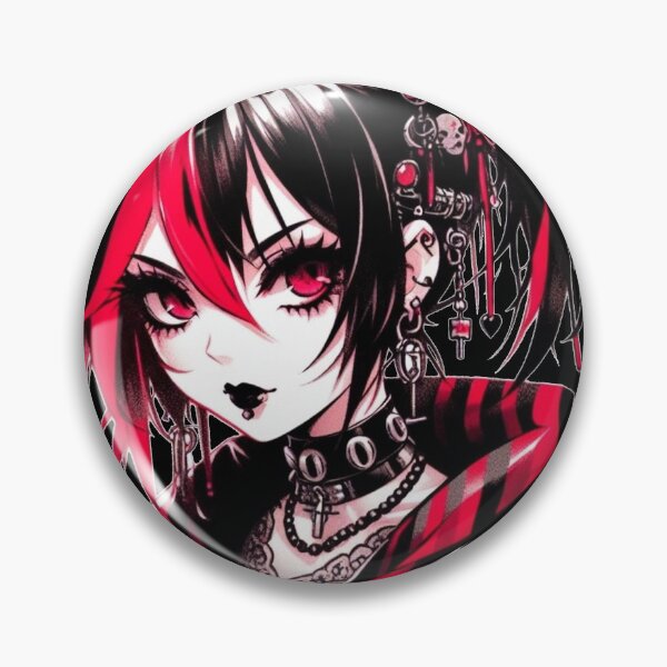 Item preview, Crimson Shadow | Anime Nu-Goth Alternative Girl  designed and sold by Substance of the Holy Trinity.