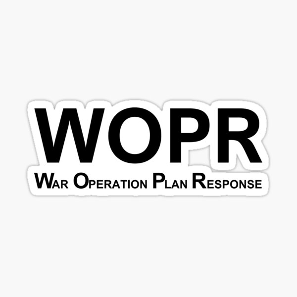 Aperçu de l'œuvre WOPR créée et vendue par CGArtsy.