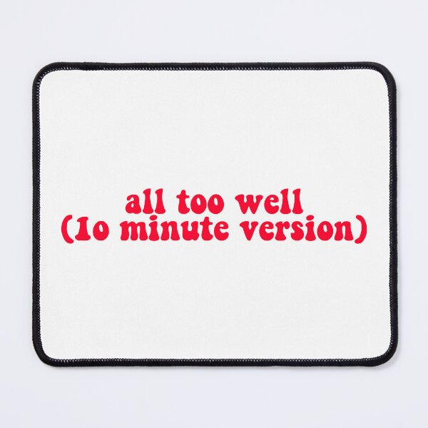 Item preview, all too well 10 min version designed and sold by designsbysamantha.