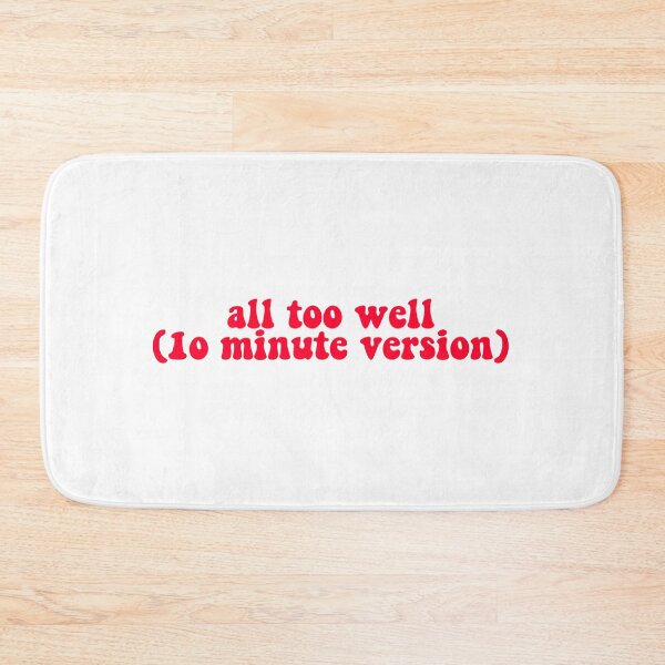 Item preview, all too well 10 min version designed and sold by designsbysamantha.