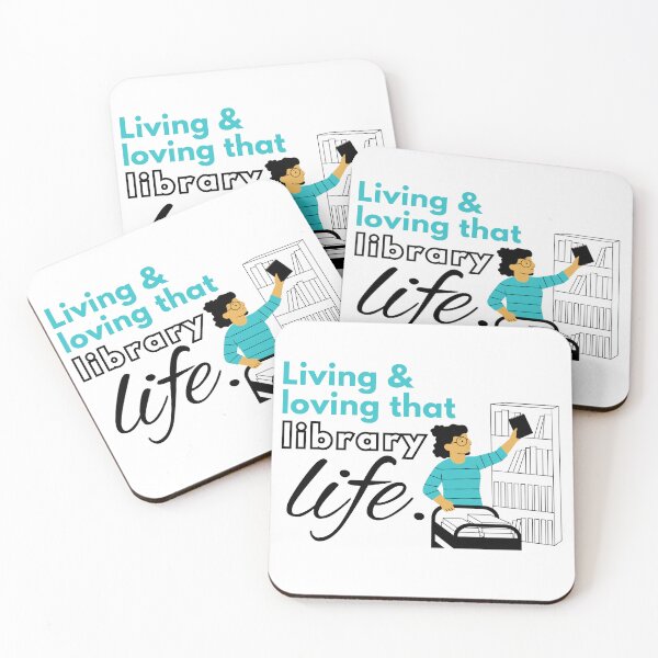 Item preview, Librarian sticker Living & loving that library life #librarylife designed and sold by Librarian Lauren.