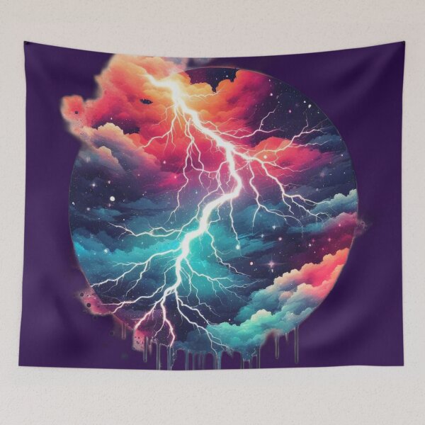 Item preview, Energetic Lightning Sky Splash designed and sold by byvarol.