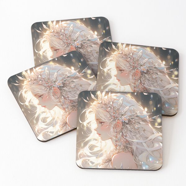 Item preview, Glowing Ethereal Elegant Angelic Anime Girl designed and sold by bubblegoth.