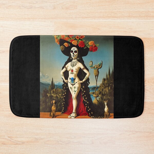 Item preview, Elegant gorgeous La Calavera Catrina, Lady of the afterlife, the Elegant Skull designed and sold by Fantasymachine.