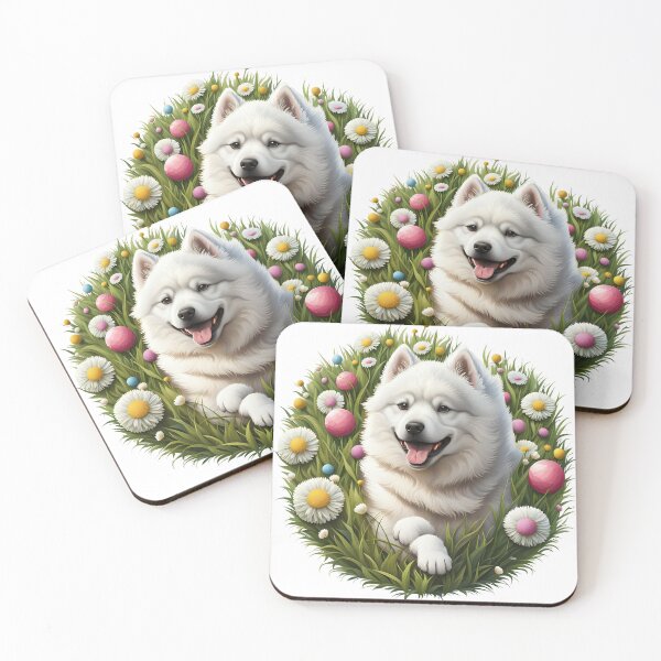 Item preview, Cute playful Samoyed Dog designed and sold by Kaleddis.