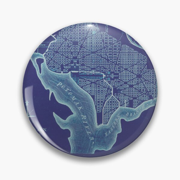 Item preview, Washington DC map, 1794, in glacial designed and sold by DreamingBeetle.