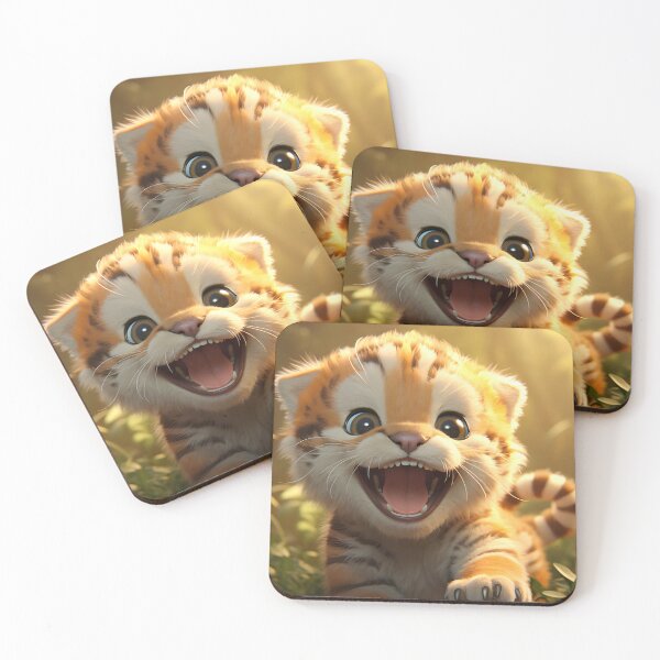 Item preview, Playful Baby Tiger: A look into the adorable forest rejoicing designed and sold by Cr-AI-tive.