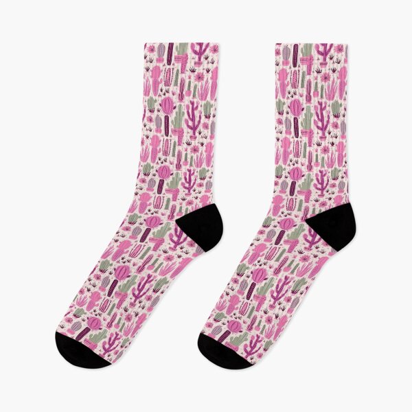 Item preview, pretty pink cactus pattern #5 designed and sold by darkartsflowers.