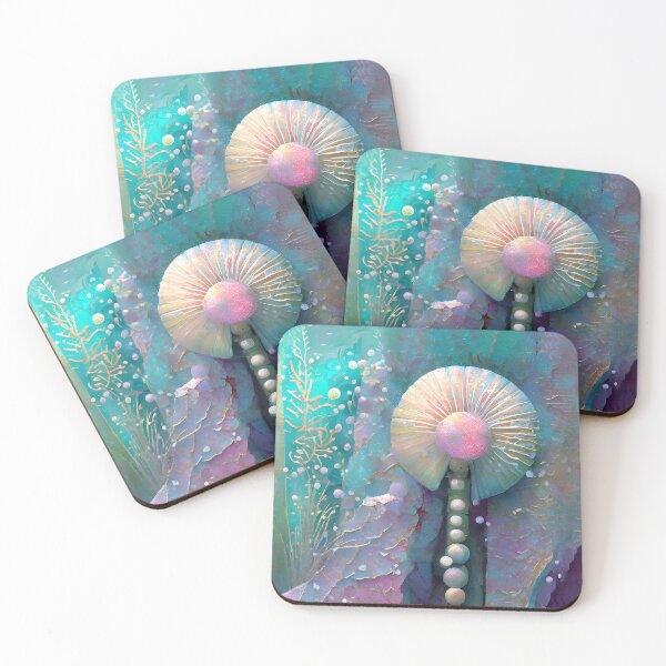 Item preview, Fantastic Pearl & Coral Flower Painting designed and sold by Miriam-Feyga Bunimovich.
