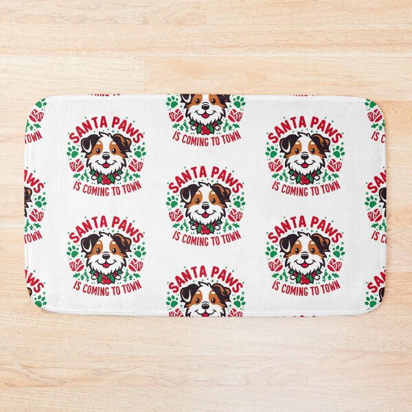 Item preview, Santa Paws is coming to town.Cute Festive Christmas dog design designed and sold by SideKickCreates.