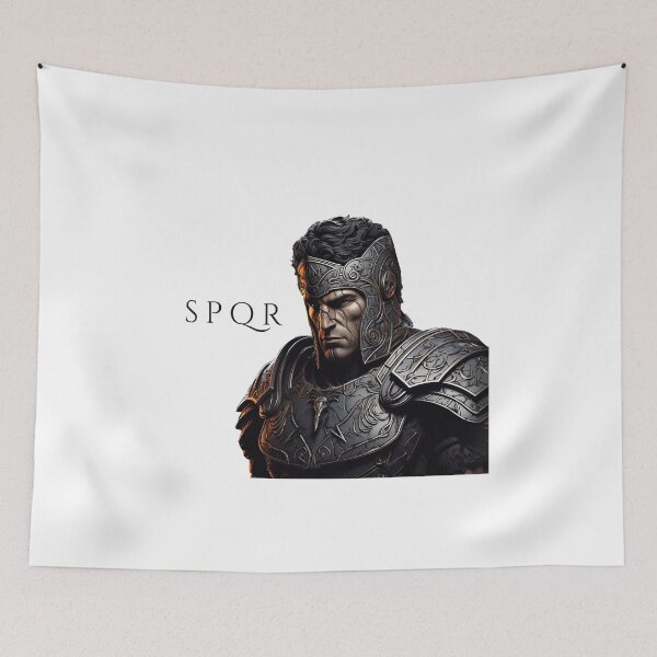 Item preview, Roman Motto SPQR designed and sold by Trono-de-Metal.