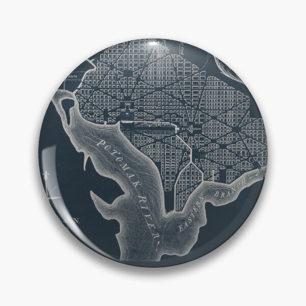 Item preview, Washington DC map, 1794, in ghoul designed and sold by DreamingBeetle.