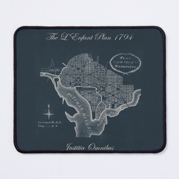 Item preview, Washington DC map, 1794, in ghoul designed and sold by DreamingBeetle.