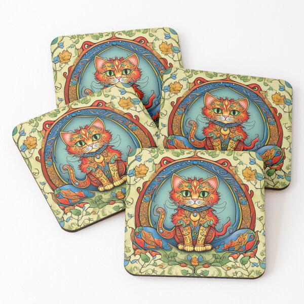 Item preview, Louis Wain Schizophrenia Cat Painting For Cat Lovers designed and sold by Petsthetic.
