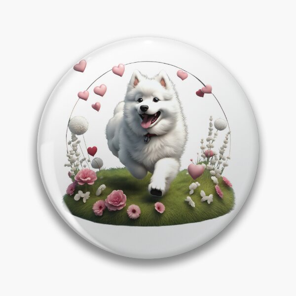 Item preview, Cute playful Samoyed Dog designed and sold by Kaleddis.