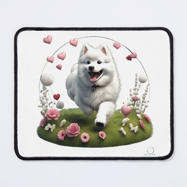 Item preview, Cute playful Samoyed Dog designed and sold by Kaleddis.