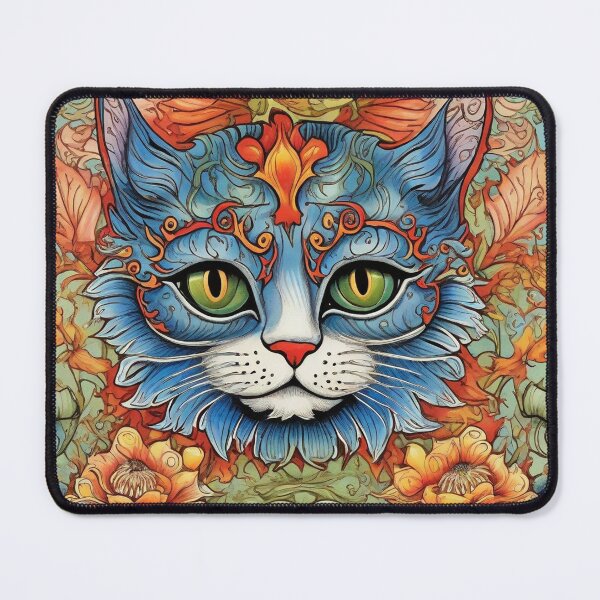 Item preview, Louis Wain Schizophrenia Cat Painting For Cat Lovers designed and sold by Petsthetic.